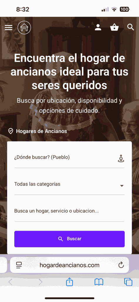 Muestra la imagen de la página de inicio 1. (Ayuda móvil)