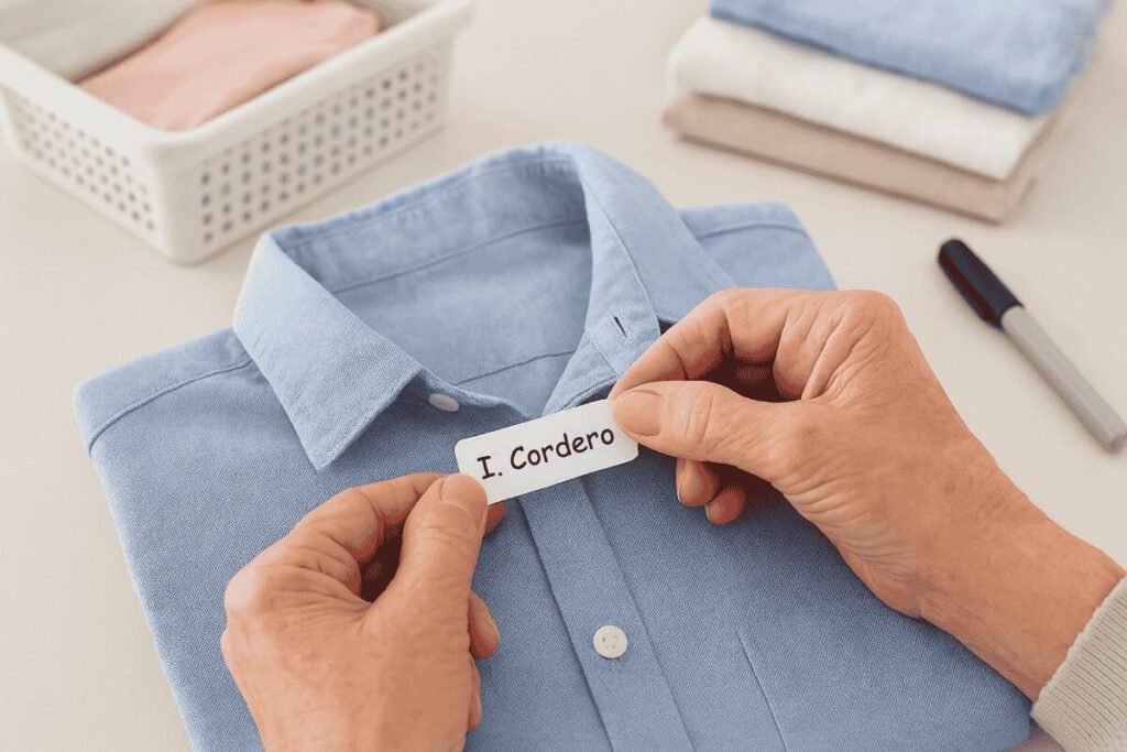 Descubre las mejores alternativas al marcador permanente para etiquetar ropa en residencias de ancianos