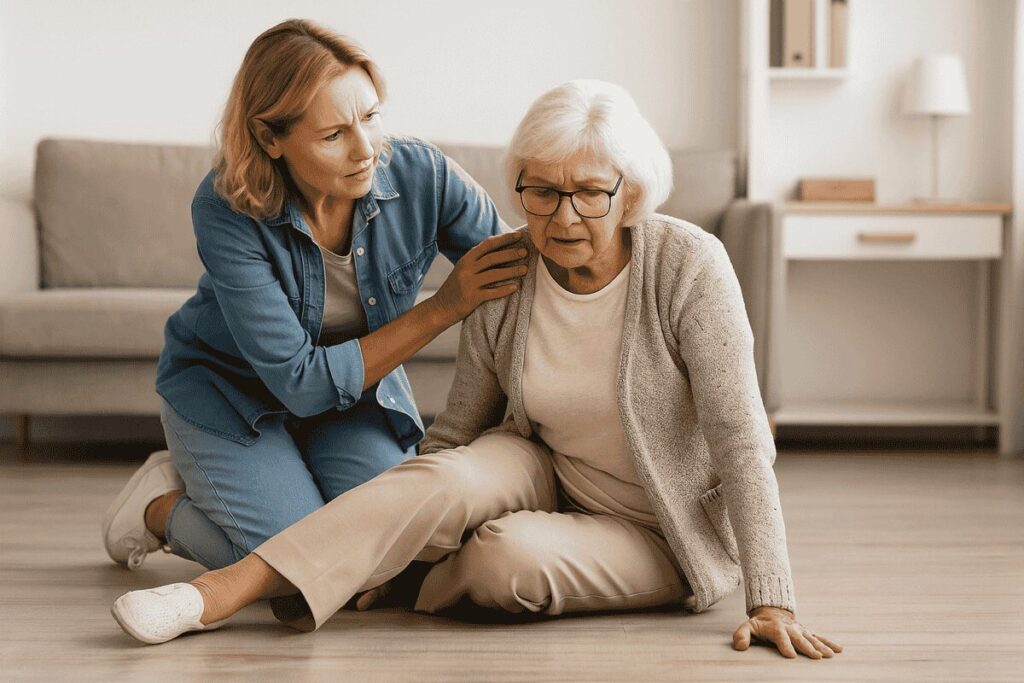 Qué hacer ante caídas repetidas o signos de negligencia en un hogar de ancianos