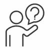 51 Question Outline Icons Set-10